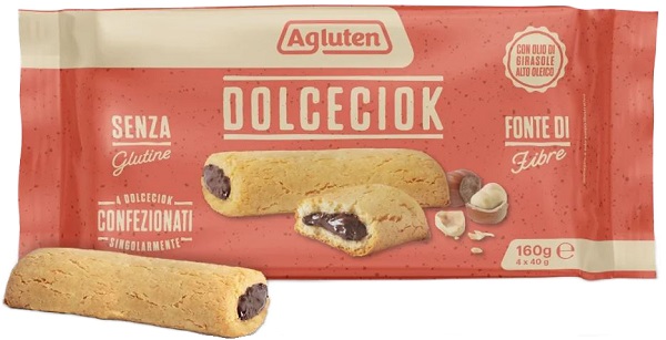 AGLUTEN DOLCECIOK 4 PEZZI DA 40 G - Farmafamily.it