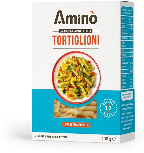 AMINO' TORTIGLIONI APROTEICI 400 G - Farmafamily.it