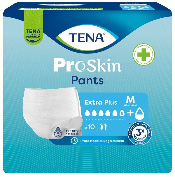 TENA PANTS EXTRA PLUS M 10 PEZZI - Farmafamily.it