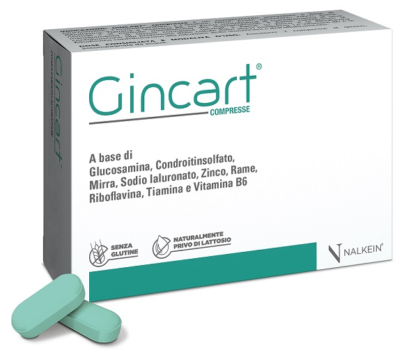 GINCART 30 COMPRESSE RIVESTITE DA 1,25 G SENZA GLUTINE NATURALMENTE PRIVO DI LATTOSIO - Farmafamily.it