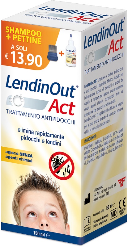 LENDINOUT ACT ANTIPIDOCCHI 150 ML - Farmafamily.it