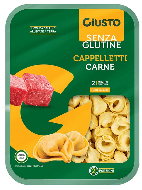 GIUSTO SENZA GLUTINE CAPPELLETTI DI CARNE 250 G - Farmafamily.it
