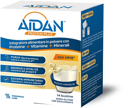 AIDAN PROTEIN PLUS VANIGLIA 14 BUSTINE - Farmafamily.it