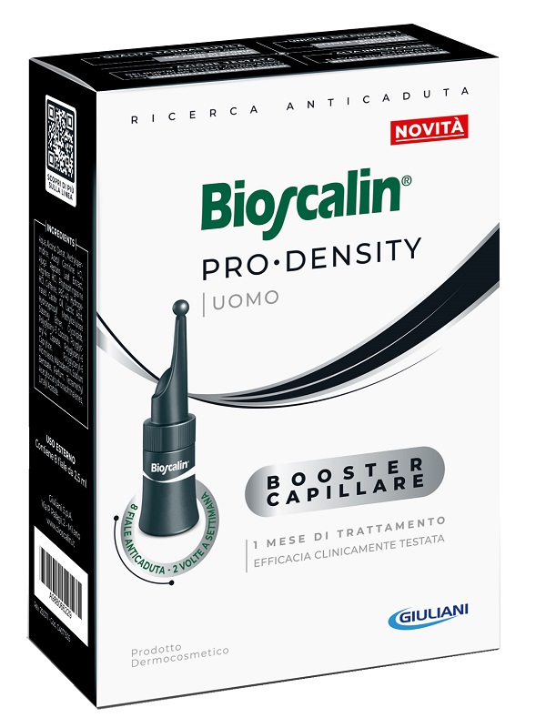 BIOSCALIN PRO DENSITY UOMO BOOSTER CAPILLARE 8 FIALE X 2,5ML - Farmafamily.it