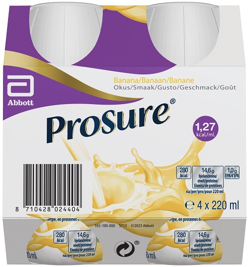 PROSURE BANANA 4 BOTTIGLIE DA 220 ML - Farmafamily.it