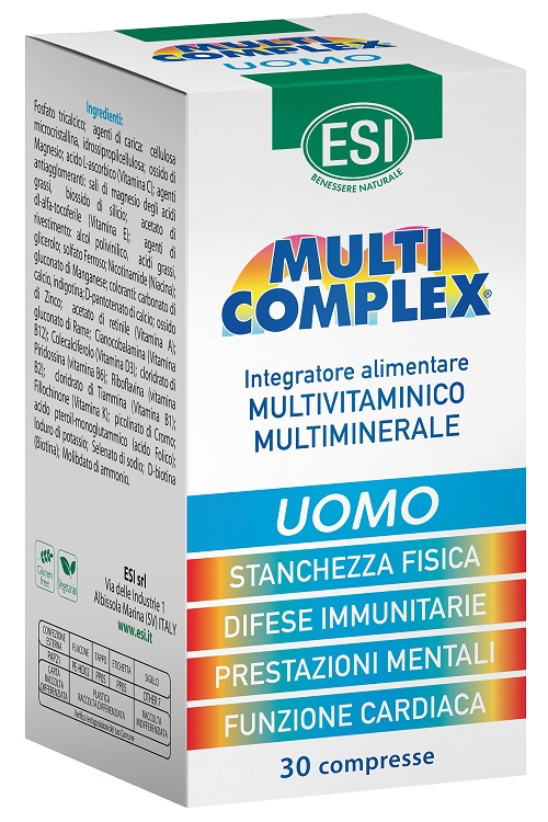 ESI MULTICOMPLEX UOMO 30 COMPRESSE - Farmafamily.it