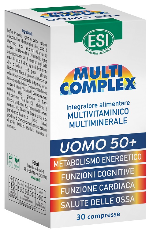 ESI MULTICOMPLEX UOMO 50+ 30 COMPRESSE - Farmafamily.it