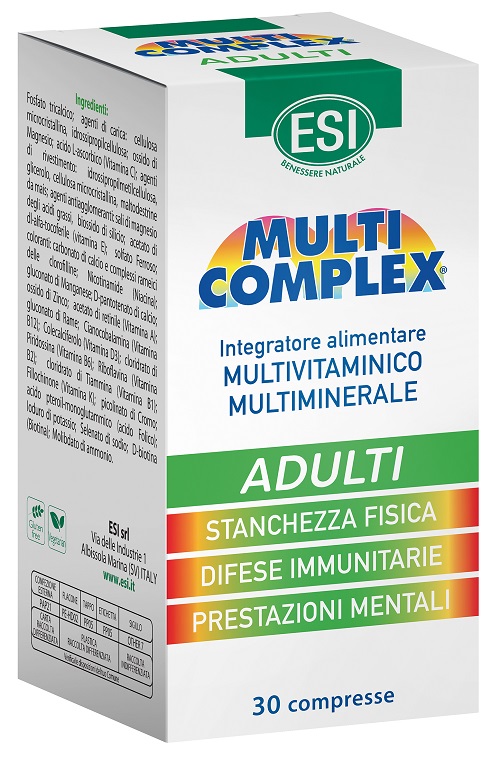 ESI MULTICOMPLEX ADULTI 30 COMPRESSE - Farmafamily.it