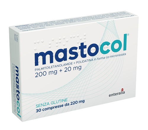 MASTOCOL 30 PALMITOILETANOLAMIDE 200 MG + POLIDATINA FORMA CO MICRONIZZATA 20 MG 30 COMPRESSE - Farmafamily.it