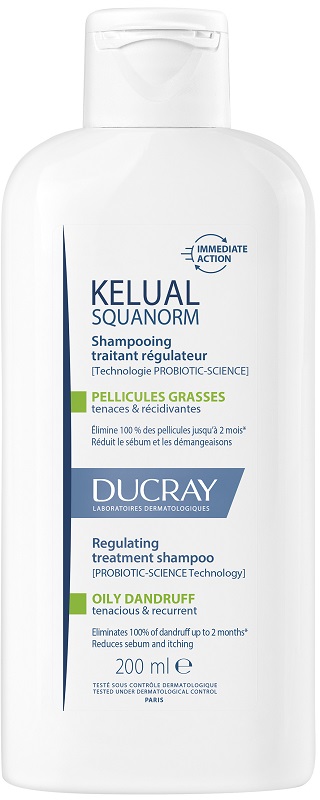 KELUAL SQUANORM SHAMPOO ANTI FORFORA GRASSA 200 ML - Farmafamily.it