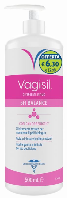 VAGISIL DETERGENTE PH BALANCE 500 ML OFFERTA SPECIALE - Farmafamily.it