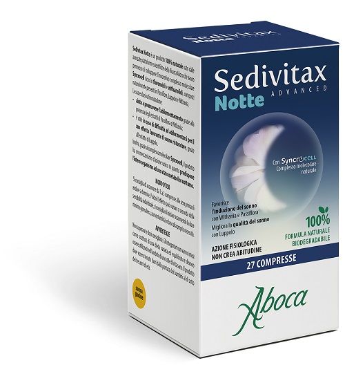 SEDIVITAX NOTTE ADVANCED 27 COMPRESSE - Farmafamily.it