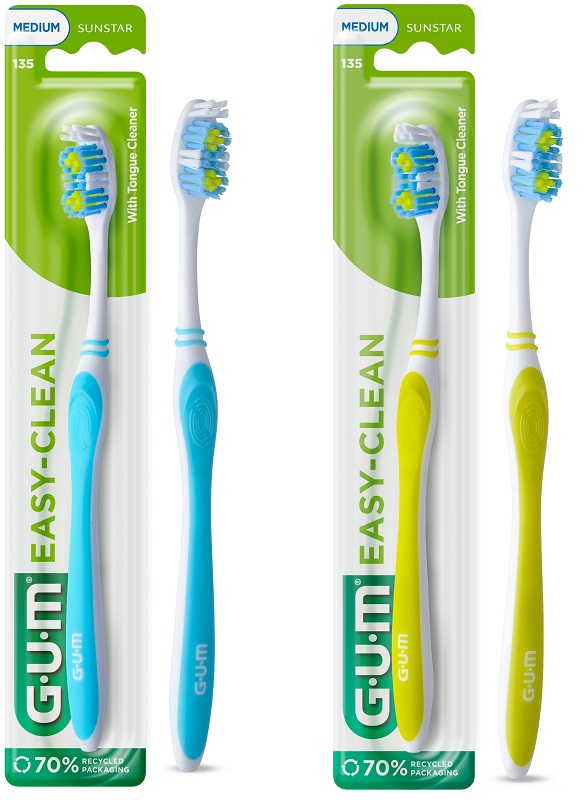 GUM EASY CLEAN TOOTHBRUSH - Farmafamily.it