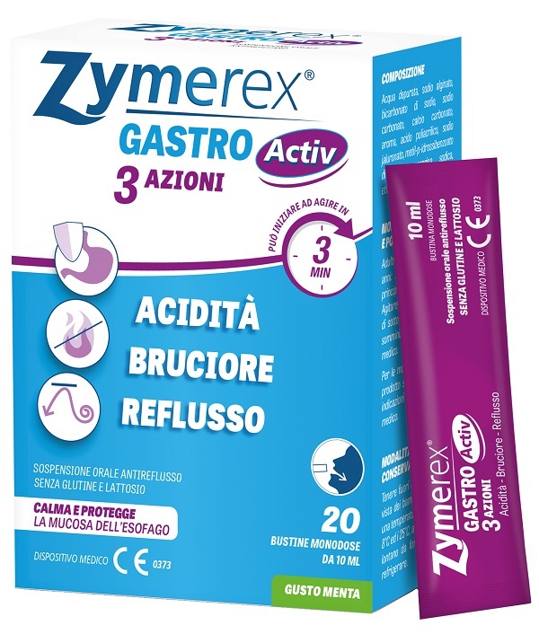 ZYMEREX GASTRO ACTIV 20 BUSTINE DA 10 ML - Farmafamily.it