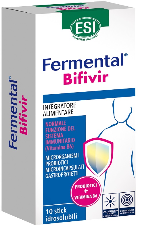 ESI FERMENTAL BIFIVIR 10 STICK IDROSOLUBILI - Farmafamily.it