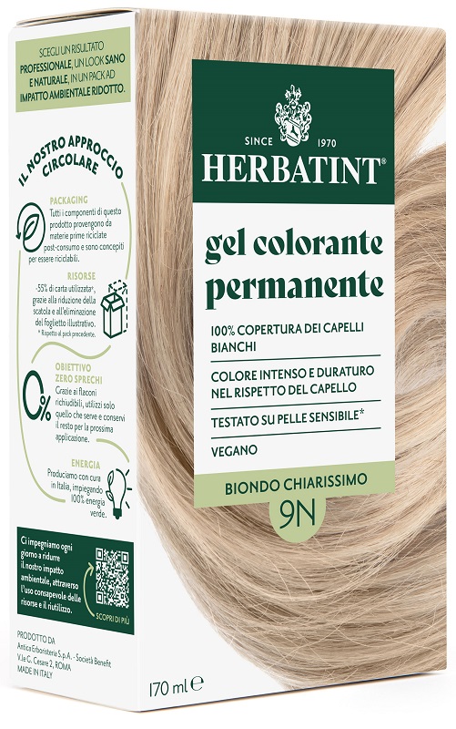 HERBATINT 9N BIONDO CHIARISSIMO 170 ML - Farmafamily.it