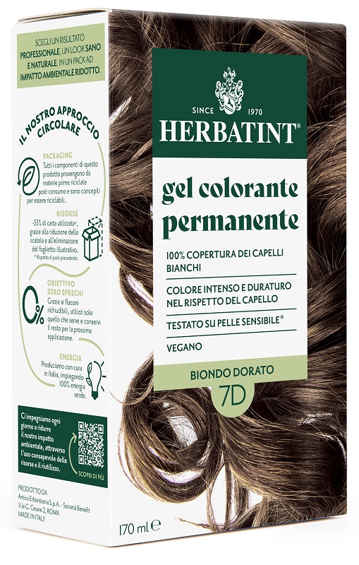 HERBATINT 7D BIONDO DORATO 170 ML - Farmafamily.it