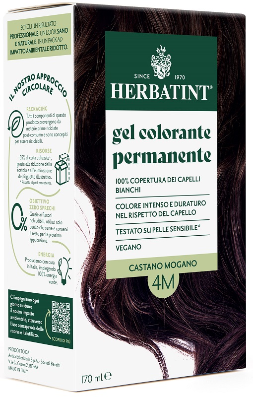HERBATINT 4M CASTANO MOGANO 170 ML - Farmafamily.it