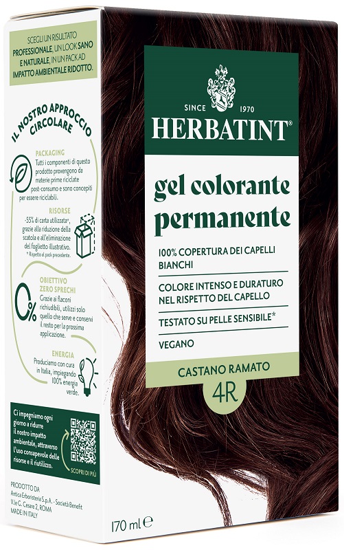 HERBATINT 4R CASTANO RAMATO 170 ML - Farmafamily.it