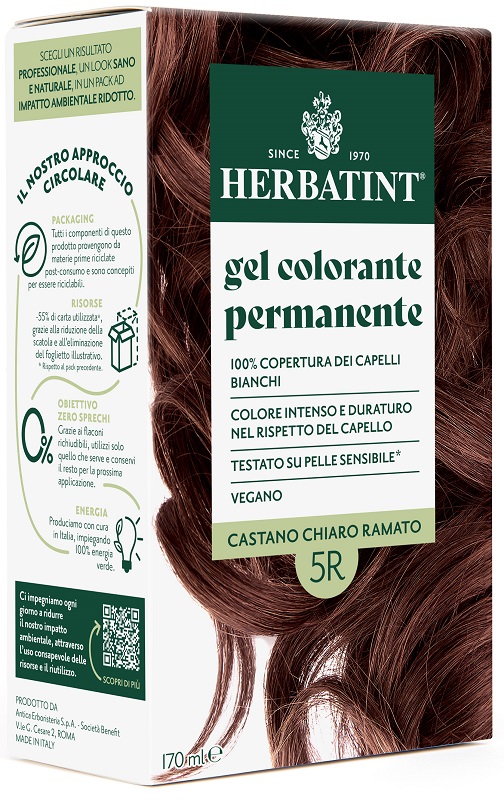 HERBATINT 5R CASTANO CHIARO RAMATO 170 ML - Farmafamily.it