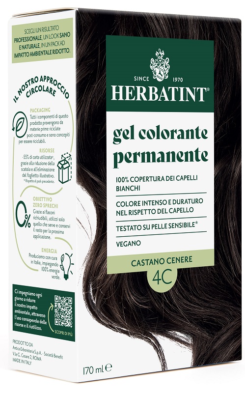 HERBATINT 4C CASTANO CENERE 170 ML - Farmafamily.it