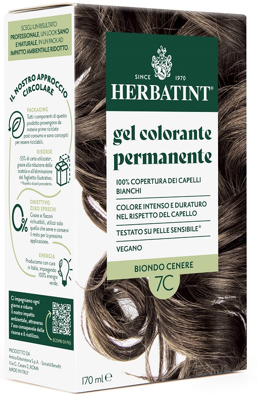 HERBATINT 7C BIONDO CENERE 170 ML - Farmafamily.it