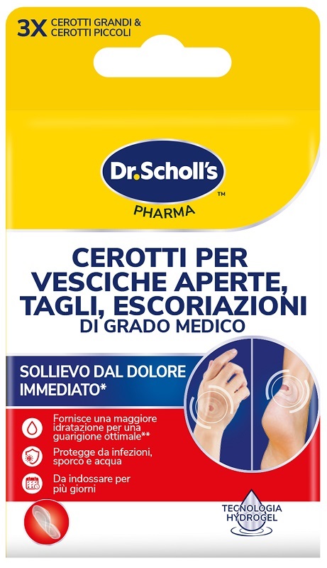 CEROTTI SCHOLL VESCICHE TAGLIE ESCORIAZIONI 6 PEZZI - Farmafamily.it