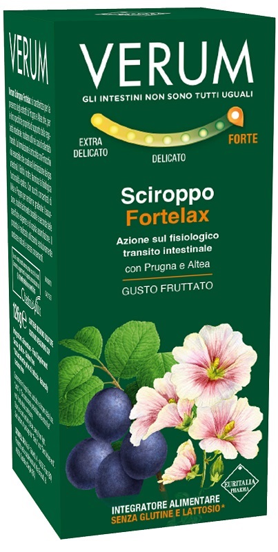 VERUM FORTELAX SCIROPPO FRUTTATO 126 G NEW - Farmafamily.it