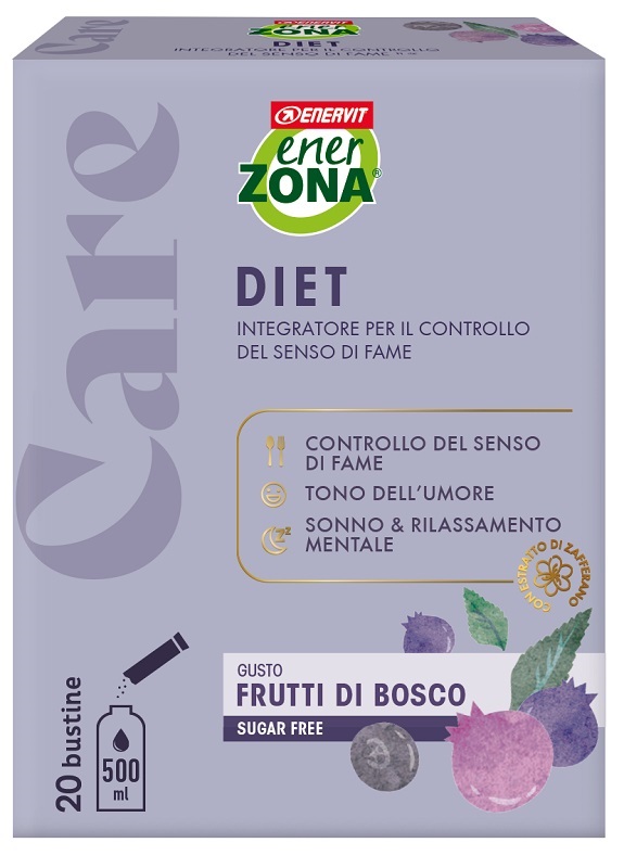 ENERZONA CARE DIET FRUTTI DI BOSCO 20 BUSTINE - Farmafamily.it