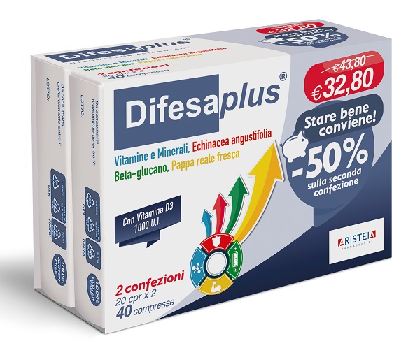DIFESAPLUS 20 COMPRESSE BIPACK - Farmafamily.it
