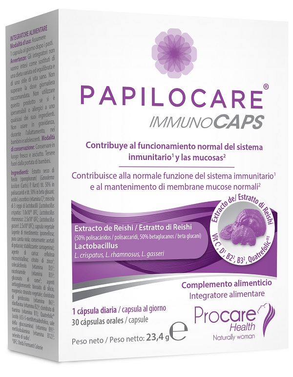 PAPILOCARE IMMUNOCAPS 30 CAPSULE - Farmafamily.it