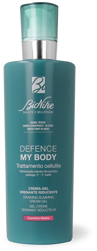 CREMA GEL DRENANTE RIDUCENTE DEFENCE MY BODY 400 ML - Farmafamily.it