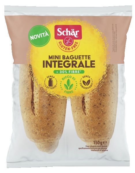 SCHAR MINI BAGUETTE INTEGRALE 4 PEZZI X 37,5 G - Farmafamily.it