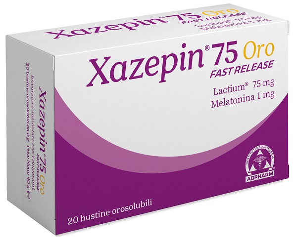 XAZEPIN 75 ORO FAST RELEASE 20 BUSTINE - Farmafamily.it