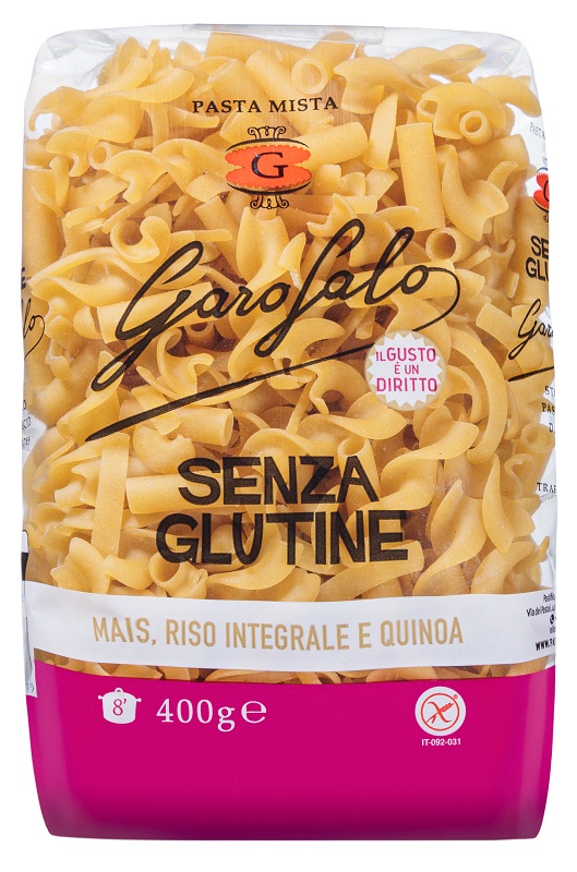 GAROFALO PASTA MISTA DI MAIS RISO INTEGRALE E QUINOA 400 G - Farmafamily.it