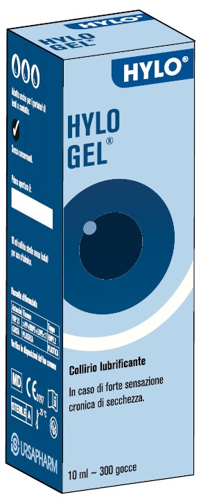 COLLIRIO LUBRIFICANTE HYLO GEL IALURONATO DI SODIO 2 MG/ML 10 ML - Farmafamily.it