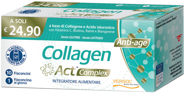 COLLAGEN ACT COMPLEX 10 FLACONCINI DA 10 ML - Farmafamily.it