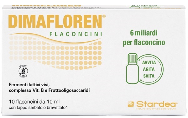 DIMAFLOREN 6MLD 10 FLACONCINI DA 10 ML SENZA GLUTINE - Farmafamily.it