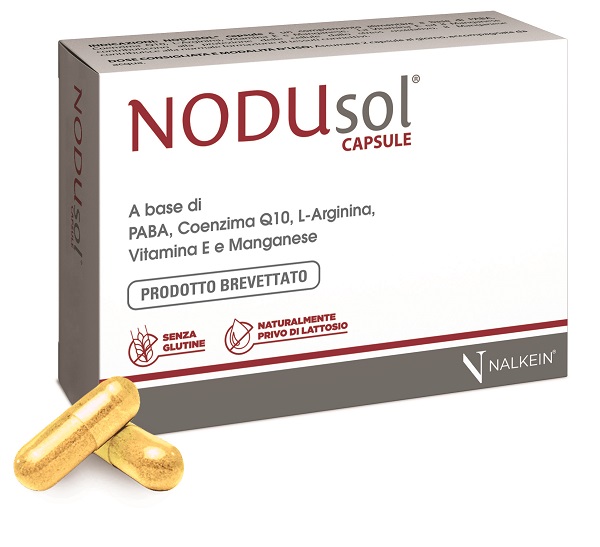 NODUSOL 30 CAPSULE 610 MG PRODOTTO BREVETTATO SENZA GLUTINE NATURALMENTE PRIVO DI LATTOSIO - Farmafamily.it