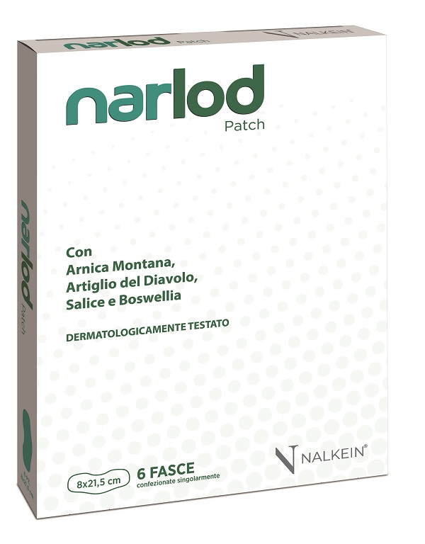 NARLOD PATCH 8X21,5 CM 6 PEZZI - Farmafamily.it