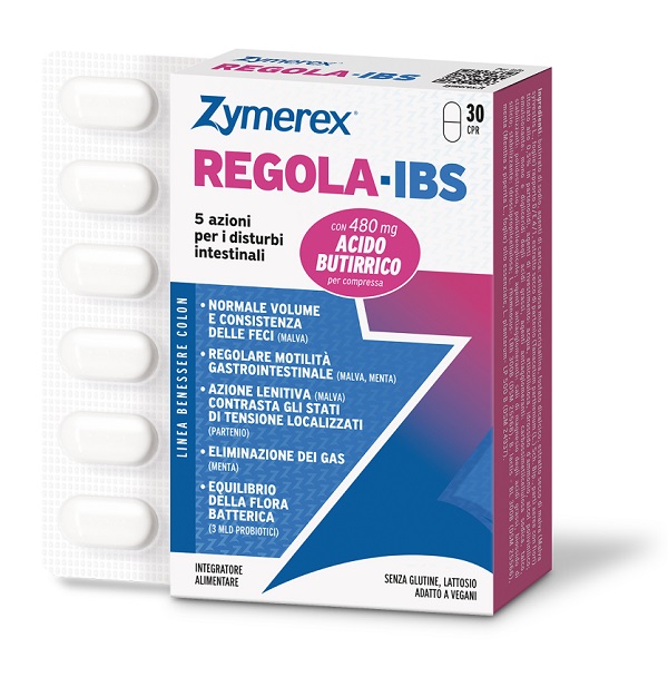 ZYMEREX REGOLA-IBS 30 COMPRESSE SENZA GLUTINE SENZA LATTOSIO - Farmafamily.it