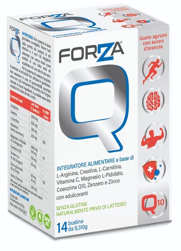 FORZA Q 14 BUSTINE CON EDULCORANTI SENZA GLUTINE NATURALMENTE PRIVO DI LATTOSIO - Farmafamily.it