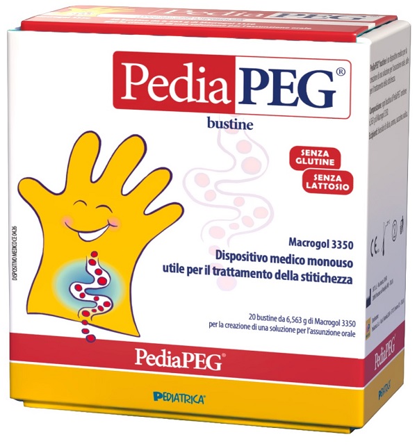 PEDIAPEG 20 BUSTINE SENZA GLUTINE E LATTOSIO - Farmafamily.it