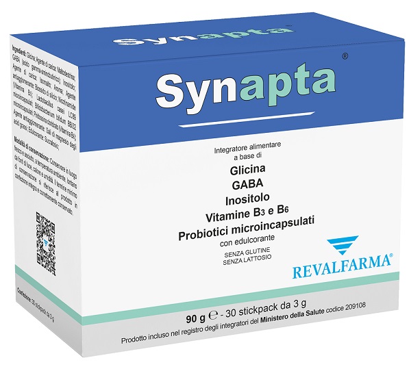 SYNAPTA 30 STICKPACK CON EDULCORANTE SENZA GLUTINE E LATTOSIO - Farmafamily.it