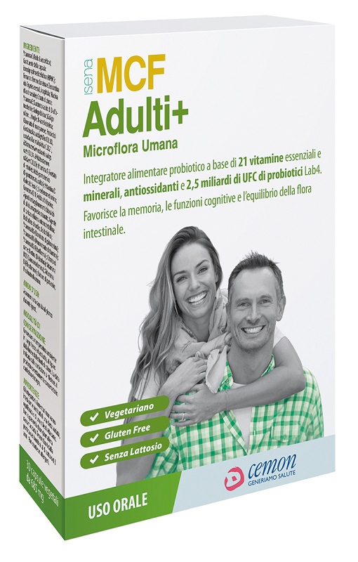 MCF ADULTI+ 30 CAPSULE VEGETALI 685 MG SENZA GLUTINE SENZA LATTOSIO - Farmafamily.it