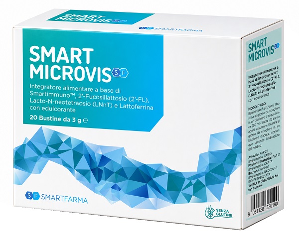 SMART MICROVIS SMARTFARMA 20 BUSTINE DA 3 G CON EDULCORANTE - Farmafamily.it
